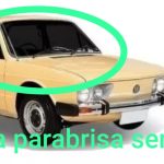 Borracha parabrisa Brasília sem friso
