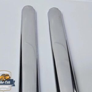 Friso estribo fusca fino liso Inox - Par