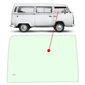 Vidro dianteiro da porta Kombi lado direito 1976/2014 - VIDRO INCOLOR