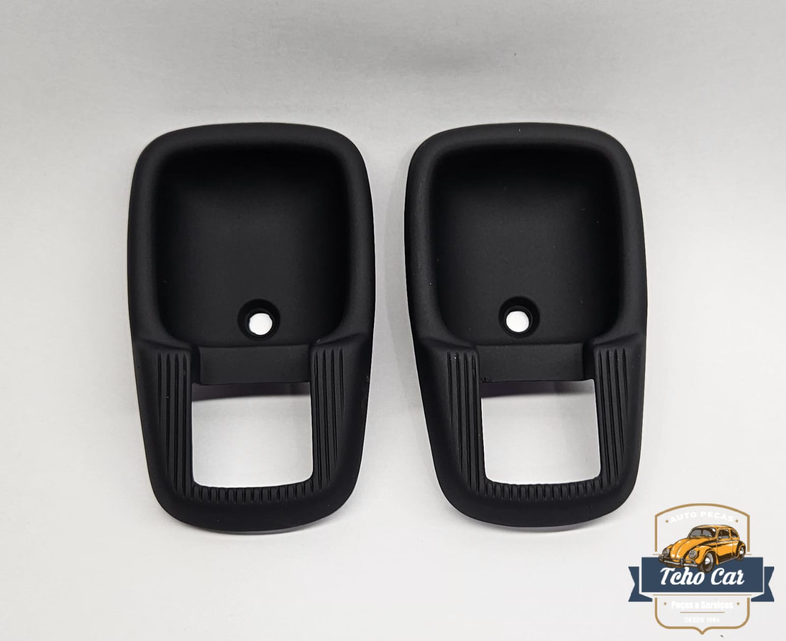 maçaneta 1 Moldura de maçaneta interna EM METAL fusca Brasilia Variant e Kombi - Imagem 1