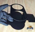 Suporte porta copo Kombi em metal cor preta - Imagem 3