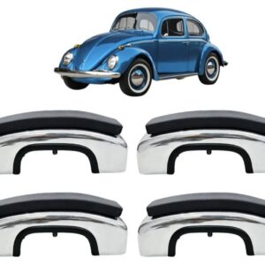 Garra parachoque Fusca kit com 4pc