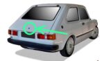 Guarnição cilindro porta Malas Fiat 147 e Spazio